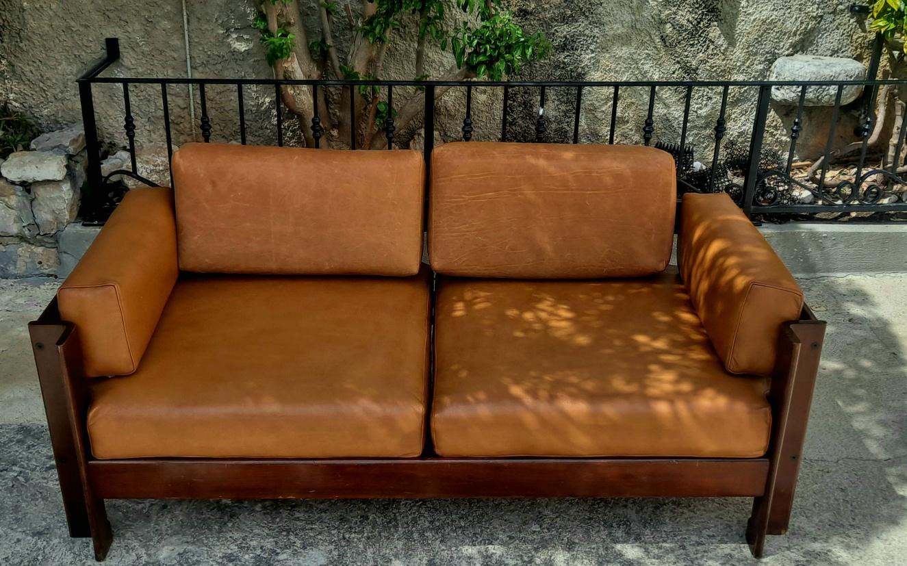Mid-Century Modern Italian 1960s settee by Sergio Asti  For Sale