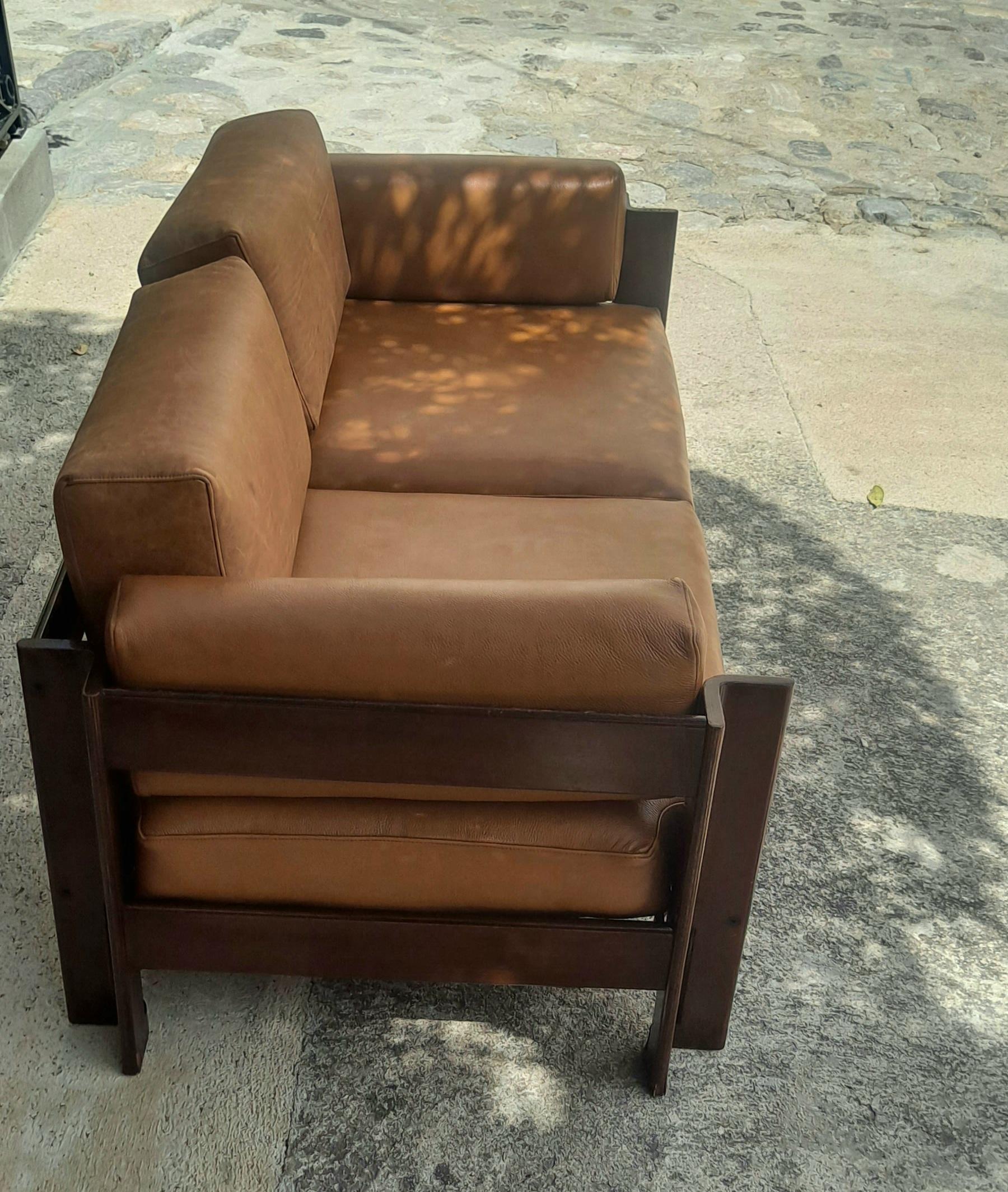 Italian 1960s settee by Sergio Asti  In Good Condition For Sale In Los Angeles, CA
