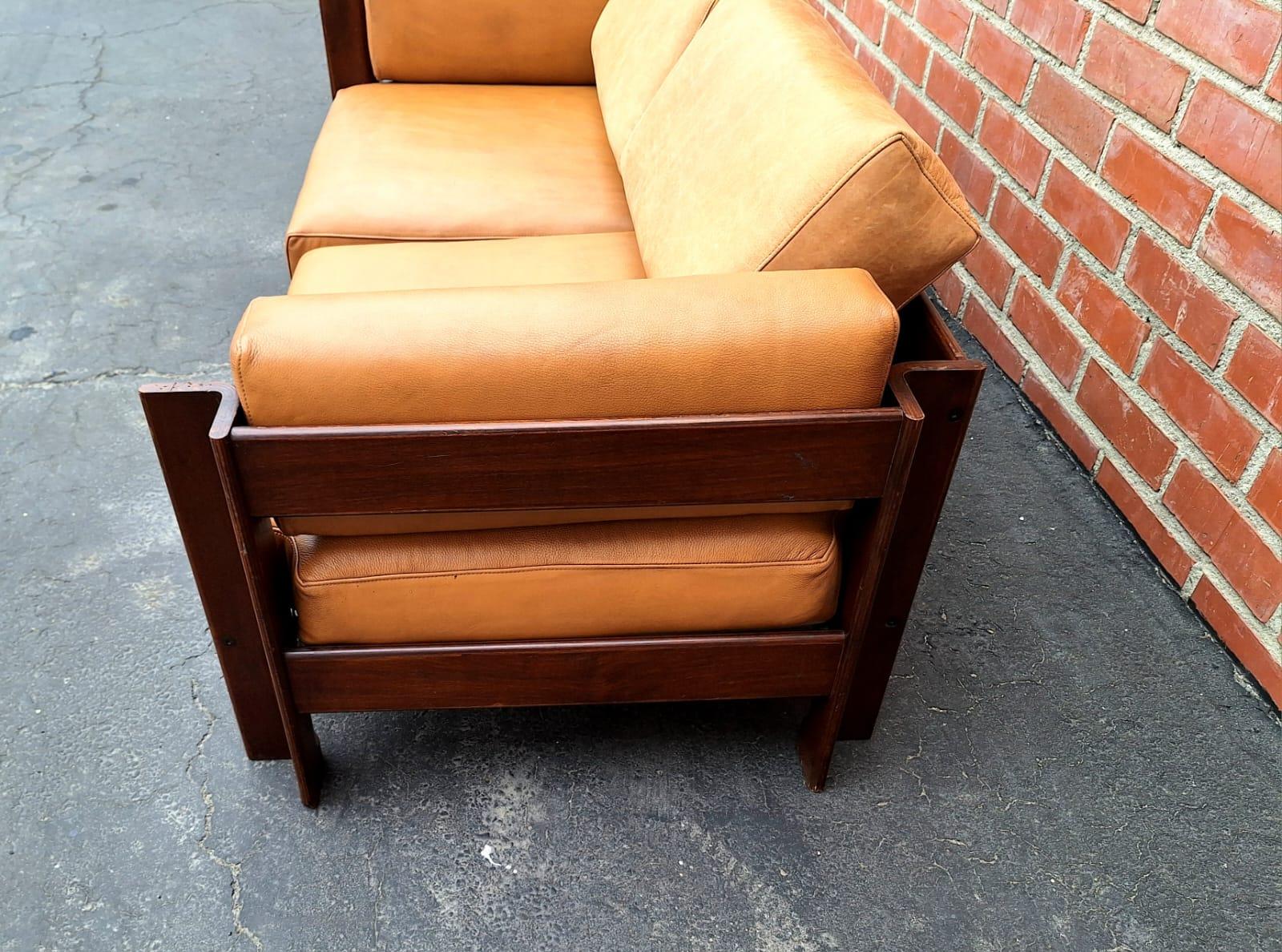 Mid-20th Century Italian 1960s settee by Sergio Asti For Sale