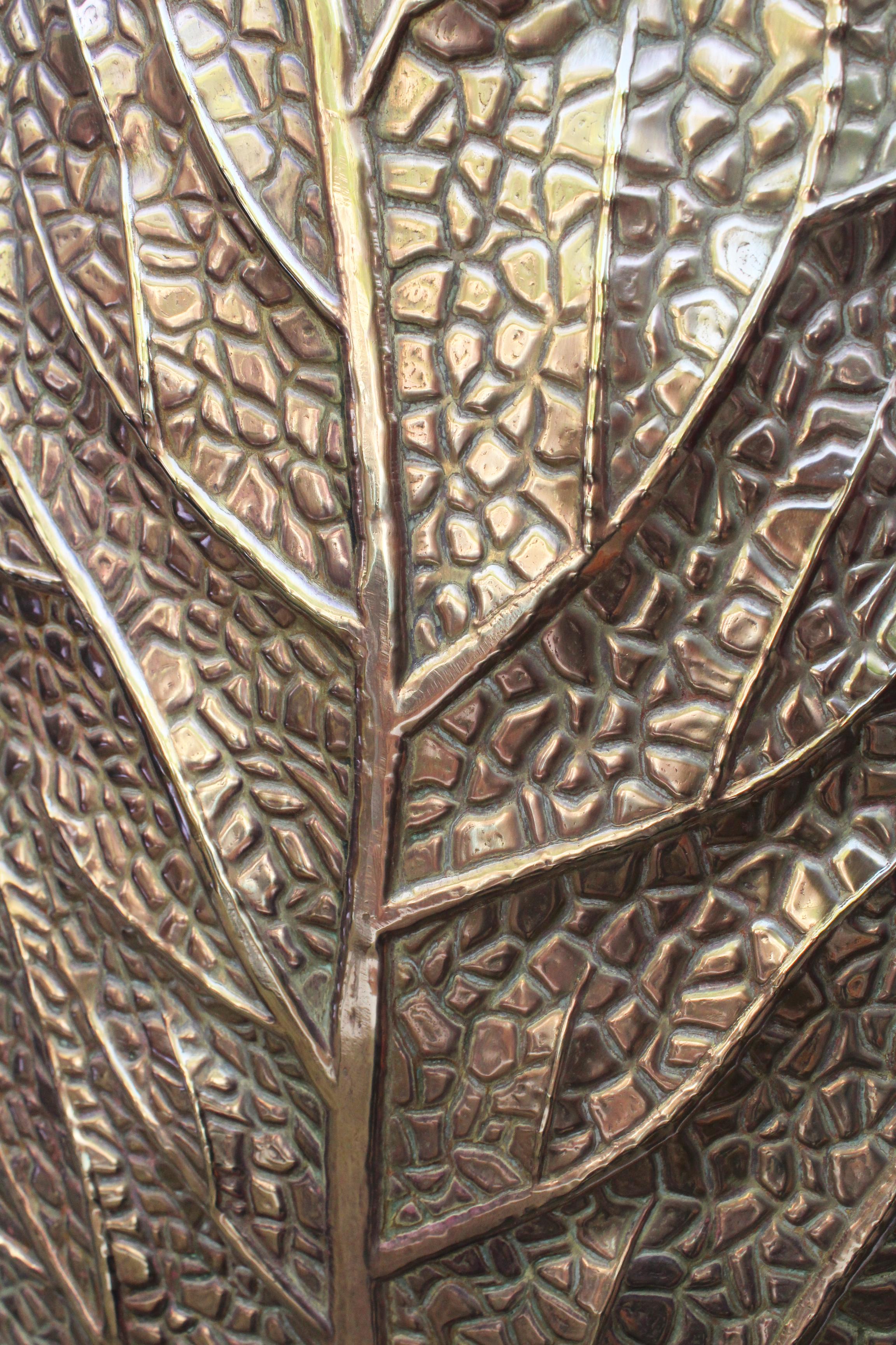 Bronze Italian 1960s Tommaso Barbi Brass Floor Lamp