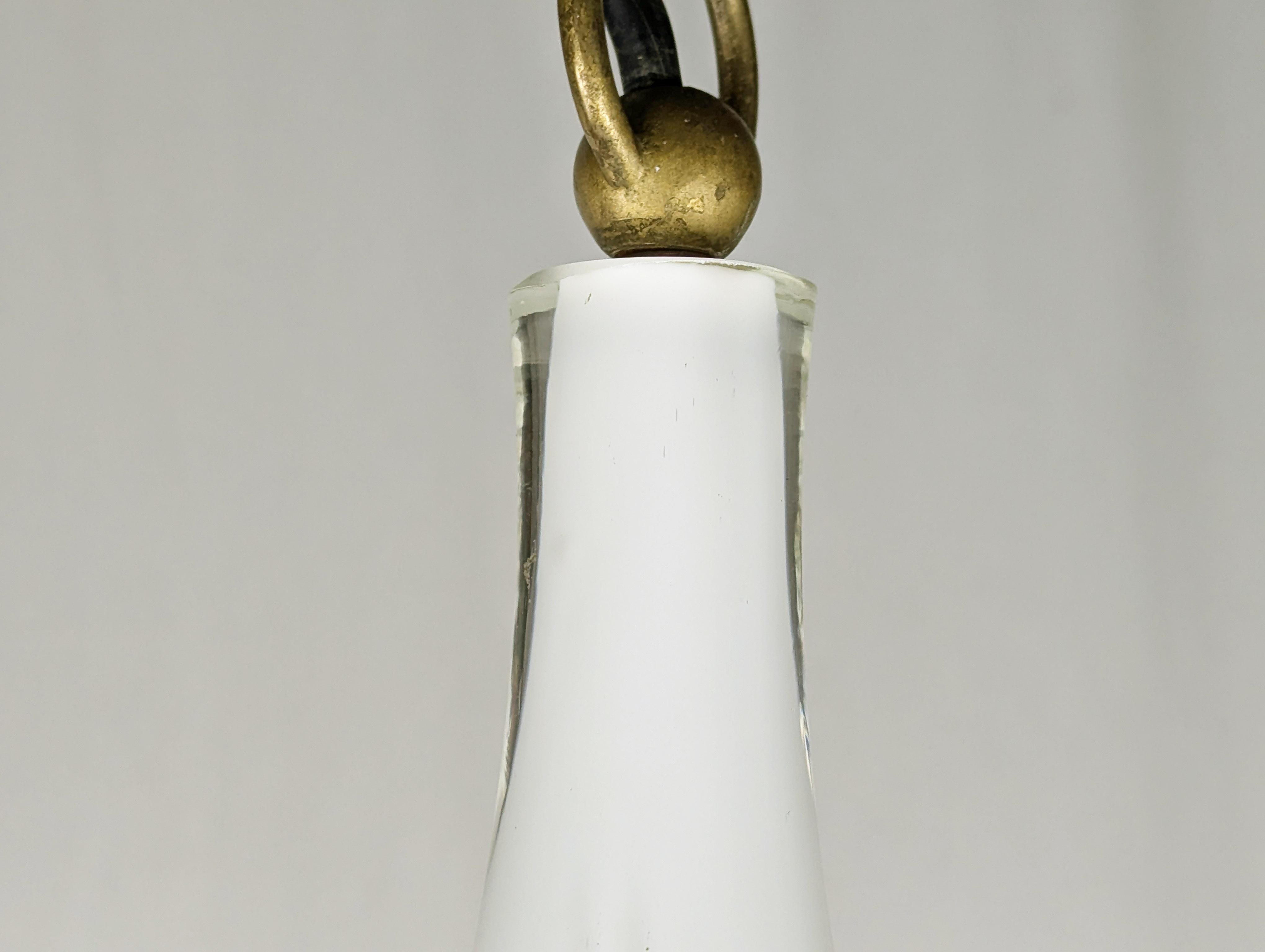 Lampada a sospensione in vetro di Murano degli anni 1970/80 di Lino Tagliapietra in vendita 2