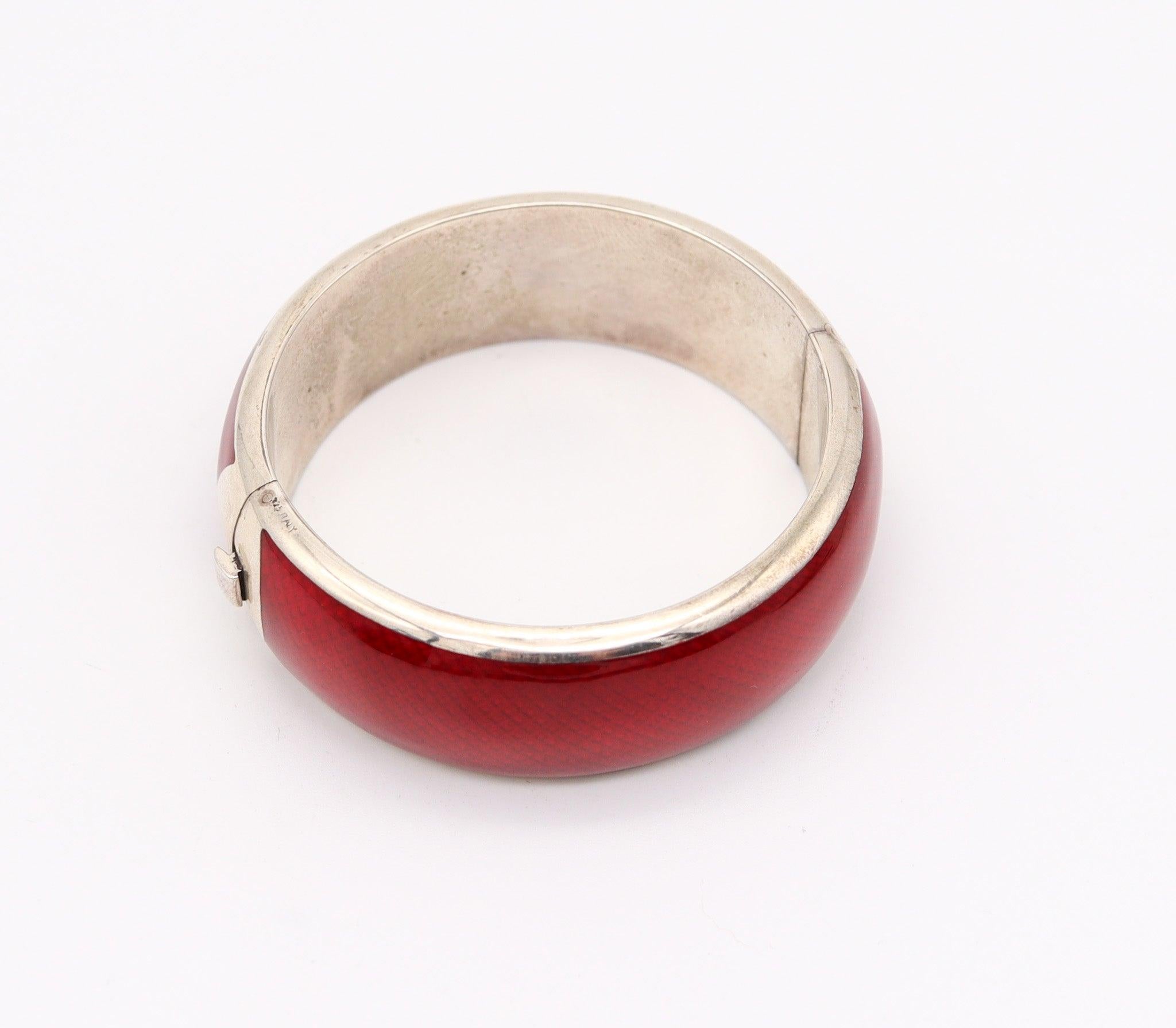 ITALIENISCH 1970 Modernist Guilloche 