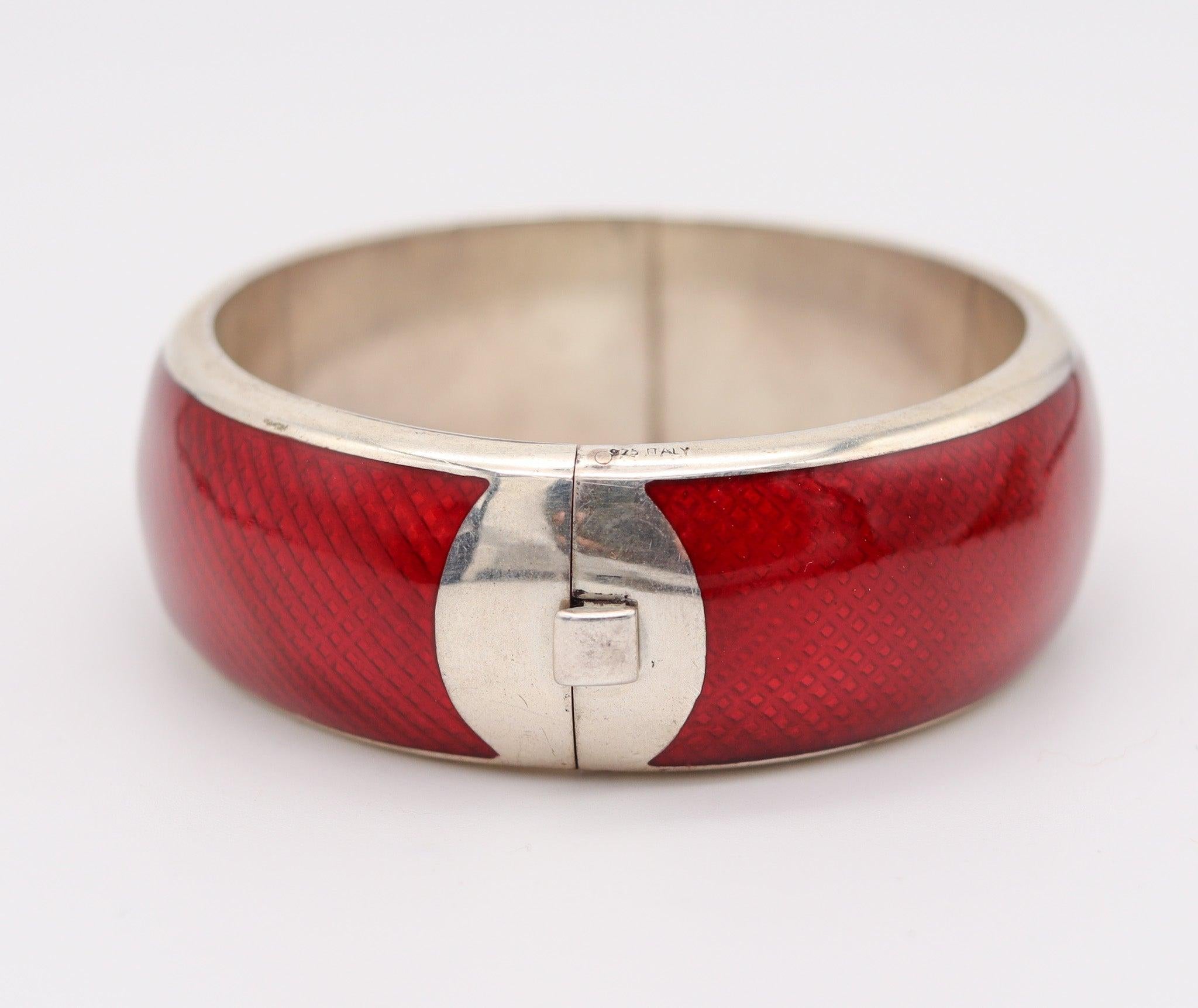 ITALIENISCH 1970 Modernist Guilloche 
