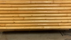 Italian 1970s Bamboo Coffee Table
