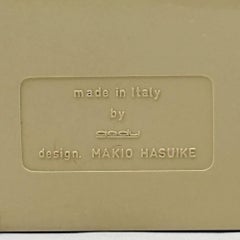 Italian 1970s Beige Plastic Vanity Box with Mirror by Makio Hasuike