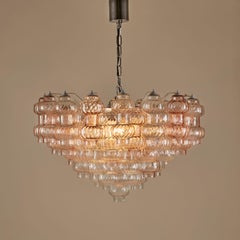 Italian 1970s Chandelier Designed by Vinicio Vianello for Vistosi Murano