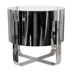 Lumenform Italian 1970s Modern Chrome Table Lamp