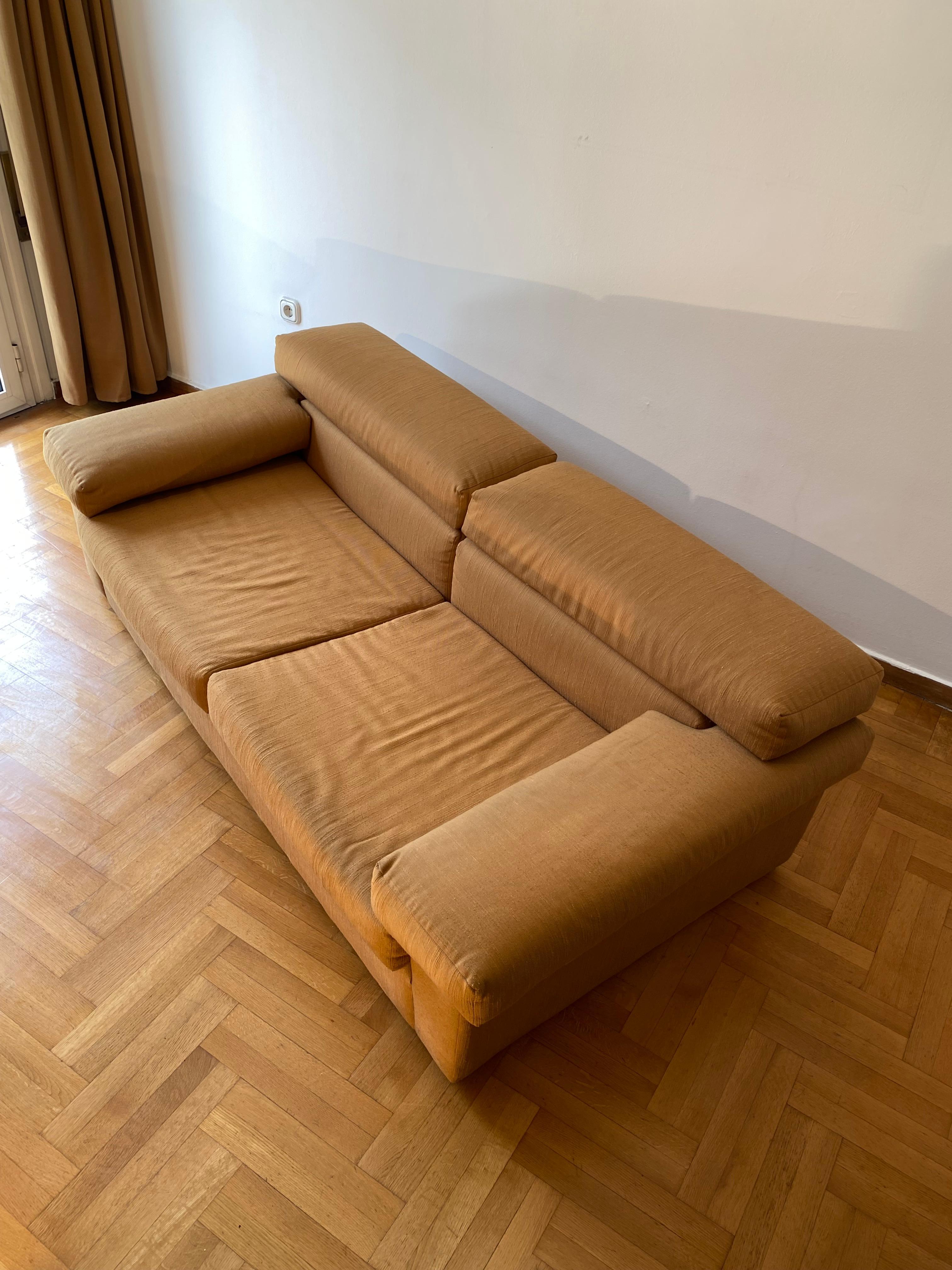 Italian 1970s Erasmo Sofa Afra & Tobia Scarpa for B&B Italia Manner Living Room For Sale 5