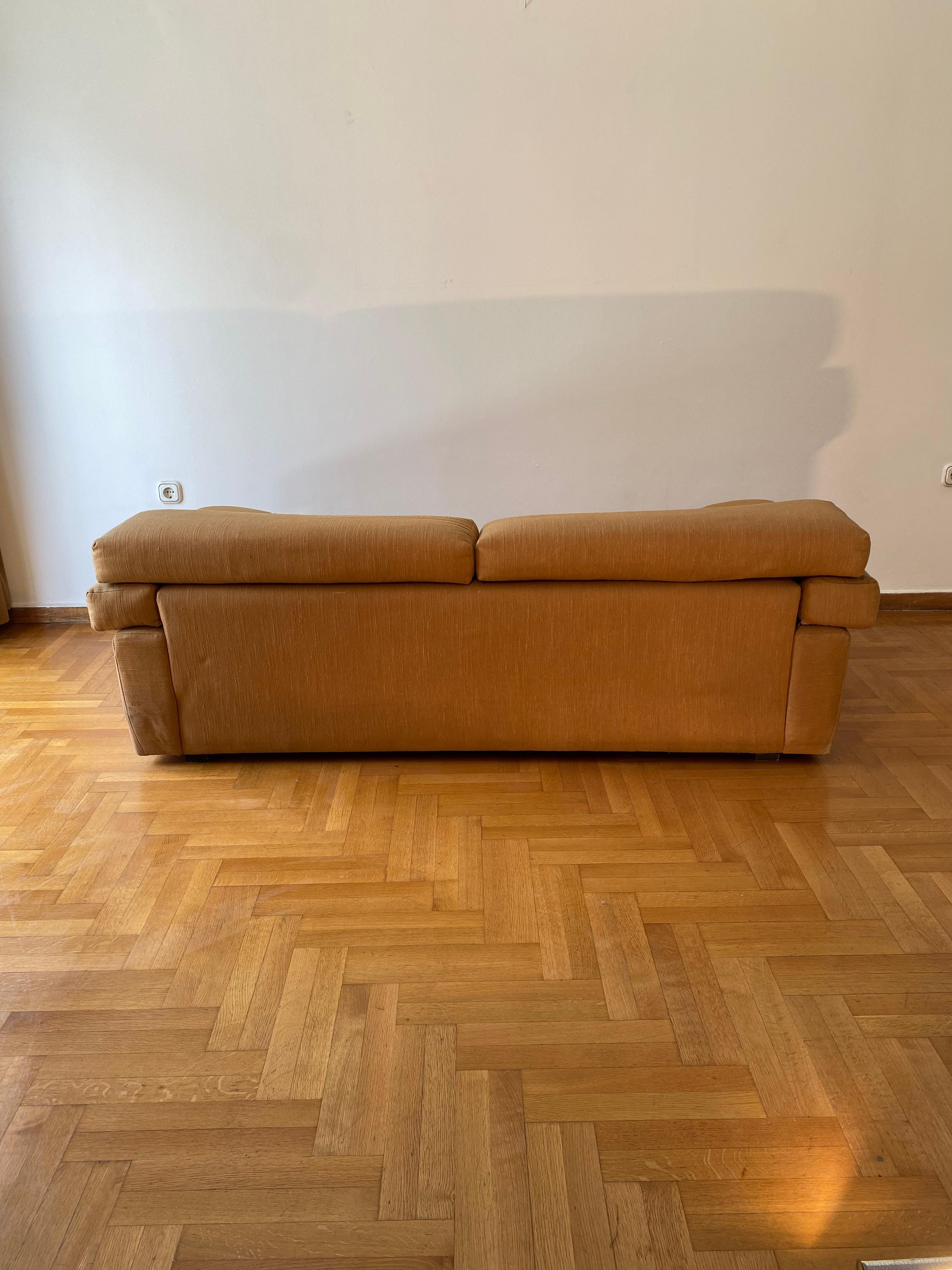 Italian 1970s Erasmo Sofa Afra & Tobia Scarpa for B&B Italia Manner Living Room For Sale 6