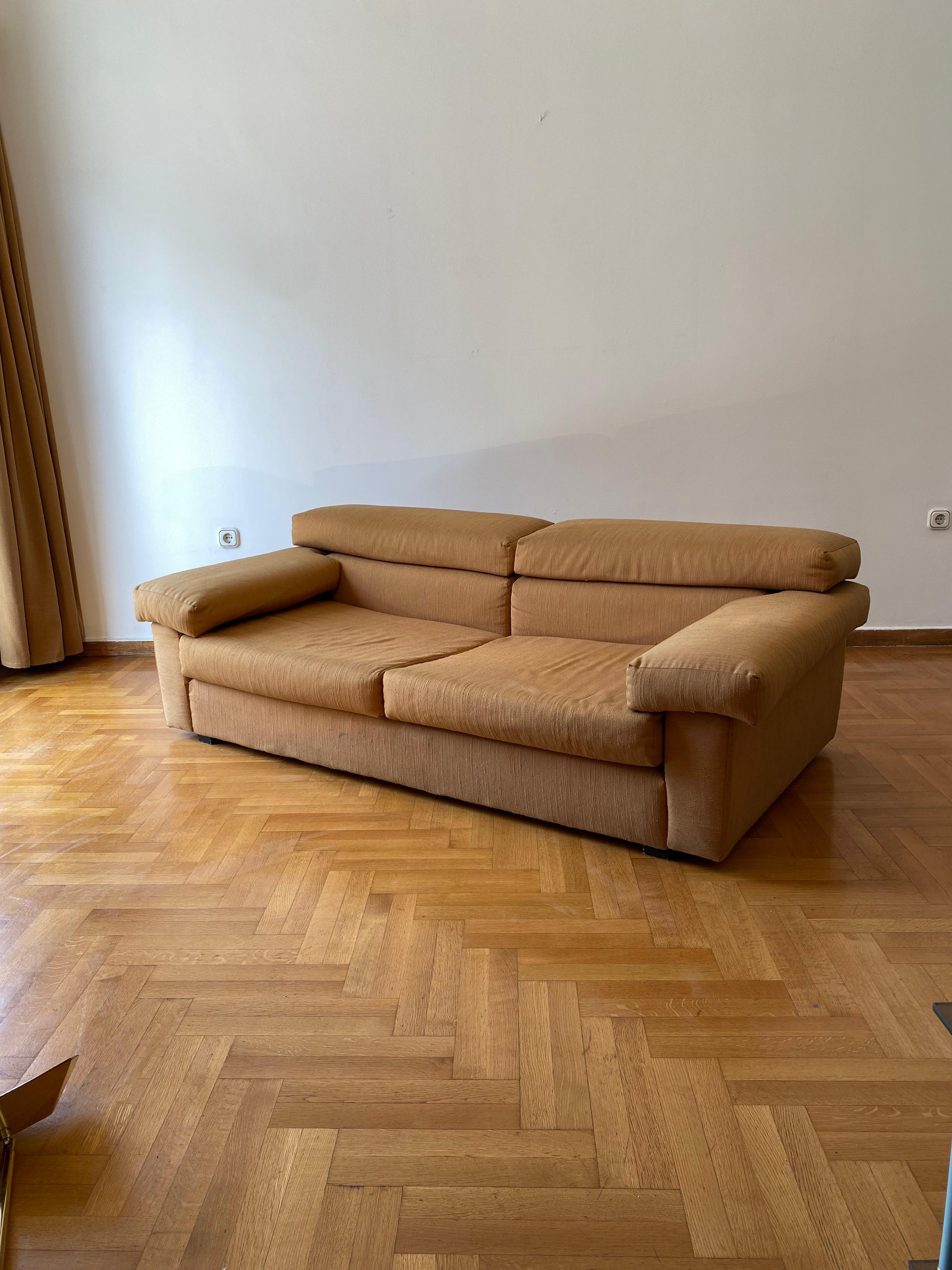 Post-Modern Italian 1970s Erasmo Sofa Afra & Tobia Scarpa for B&B Italia Manner Living Room For Sale