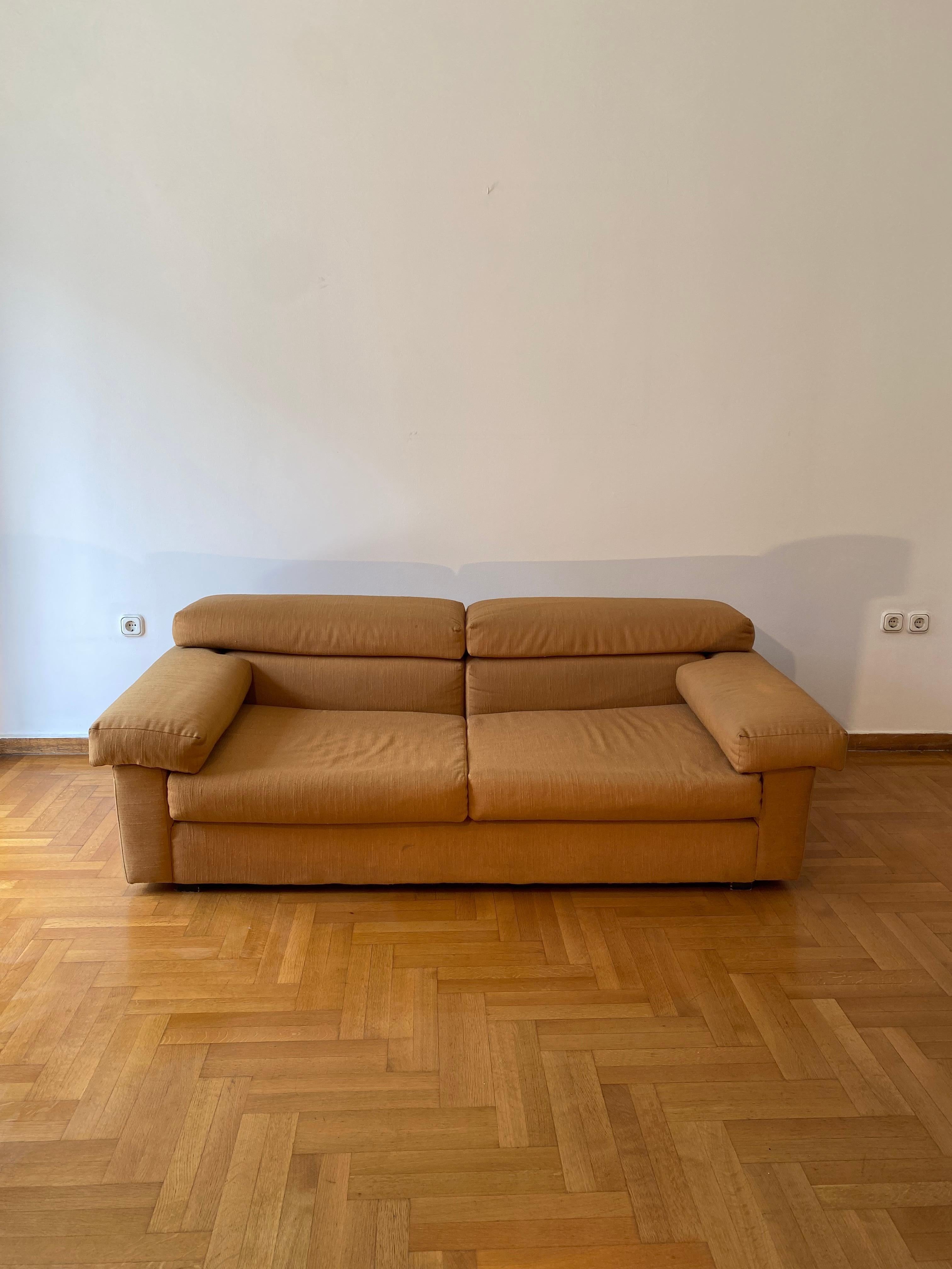Late 20th Century Italian 1970s Erasmo Sofa Afra & Tobia Scarpa for B&B Italia Manner Living Room For Sale