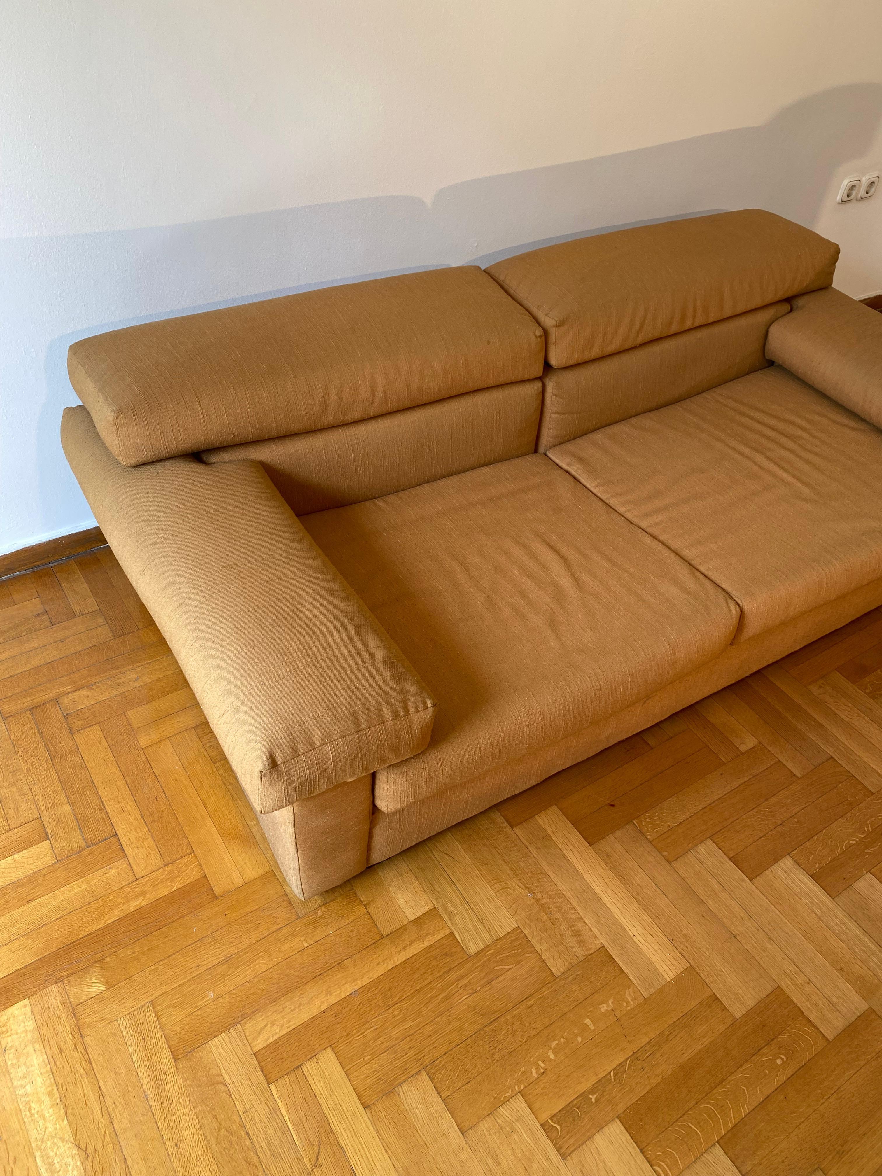 Italian 1970s Erasmo Sofa Afra & Tobia Scarpa for B&B Italia Manner Living Room For Sale 1