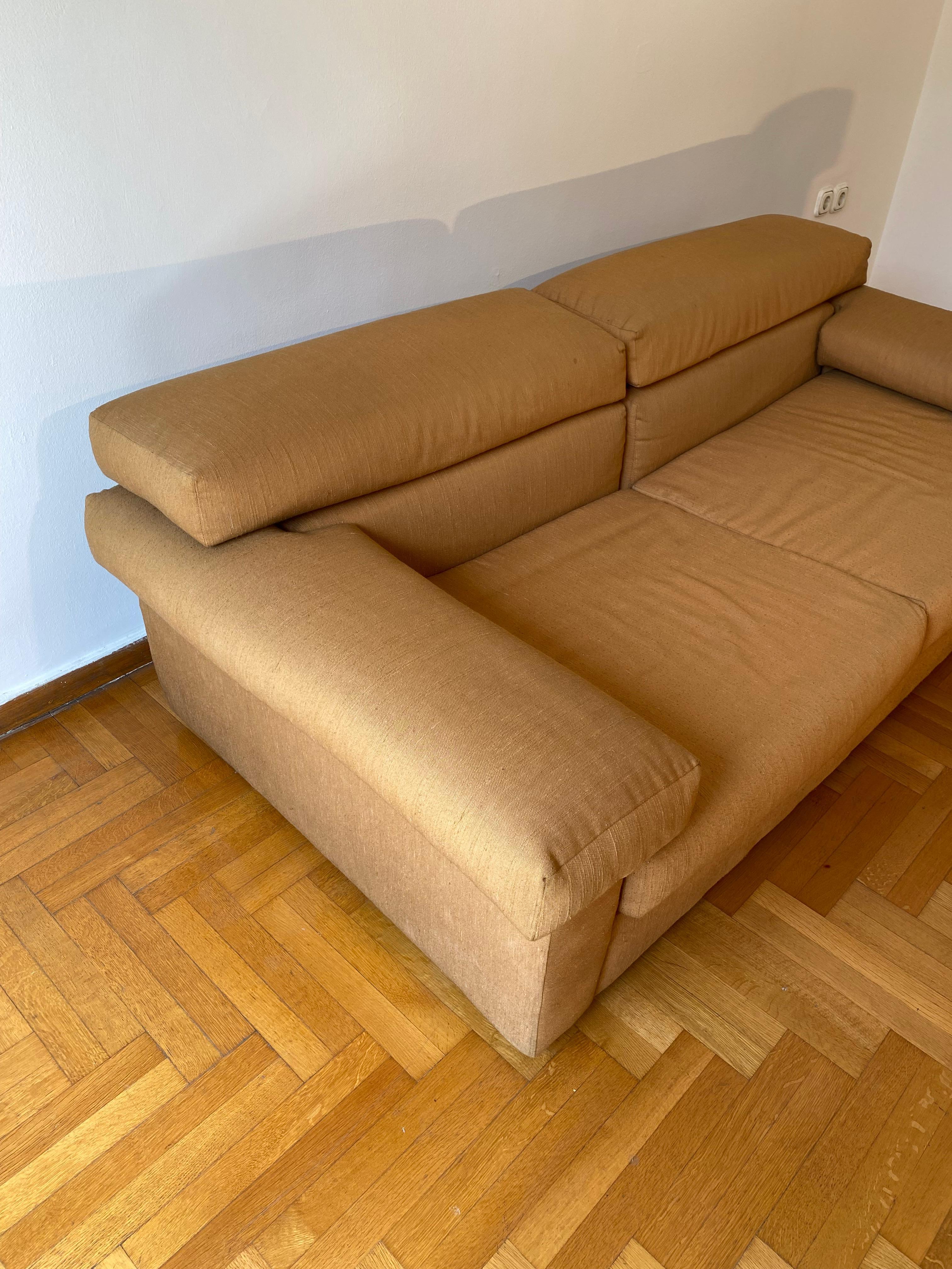 Italian 1970s Erasmo Sofa Afra & Tobia Scarpa for B&B Italia Manner Living Room For Sale 2