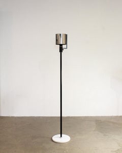 Italian 1970s Floor Lamp Marble Base "American Gigolo"