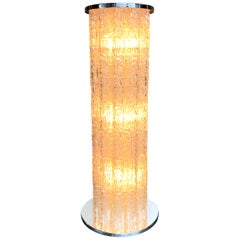 Italian 1970s "Ice Light
 Floor Lamp
