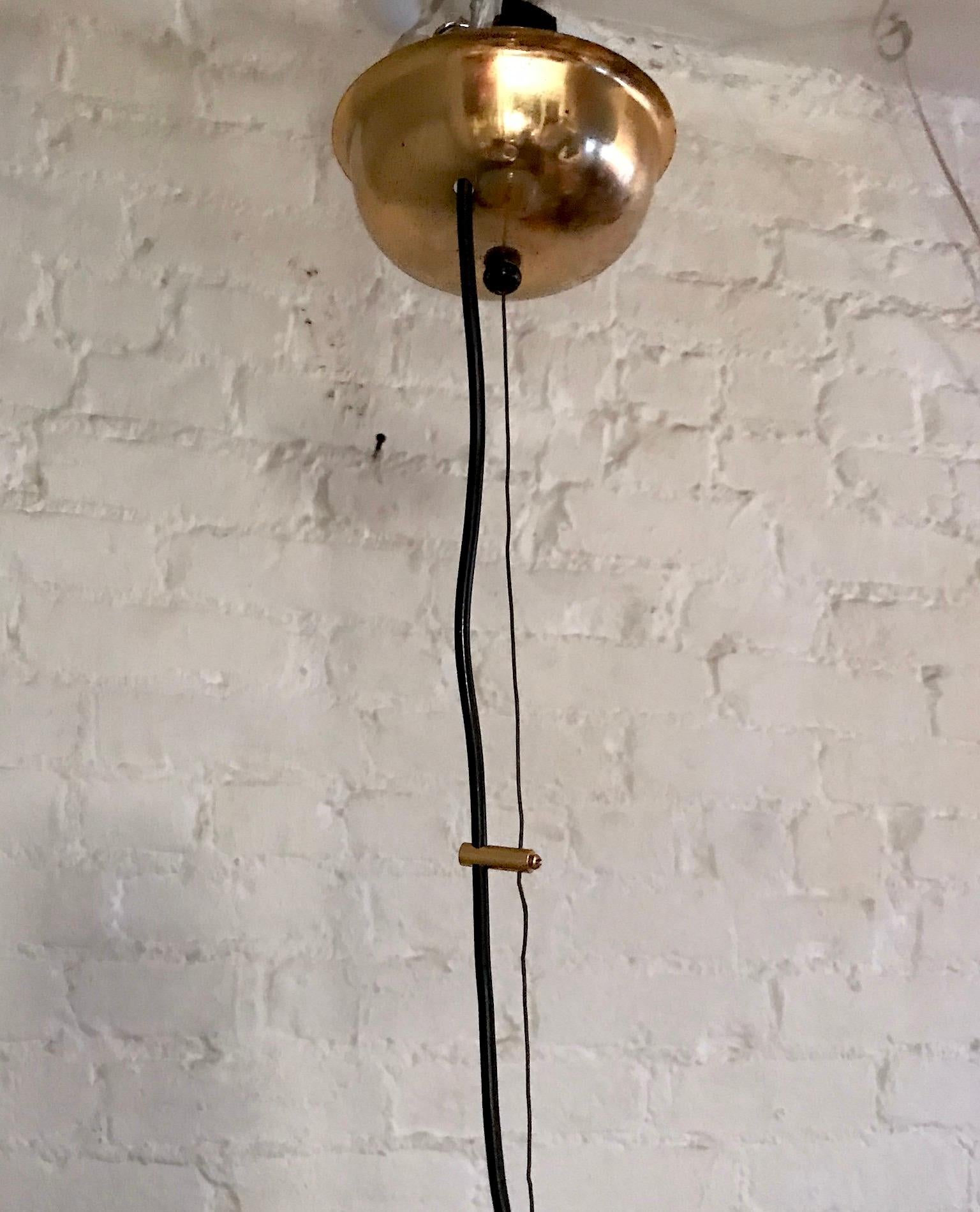 Italian 1970s Large Poligoso Globe Pendant Light 5