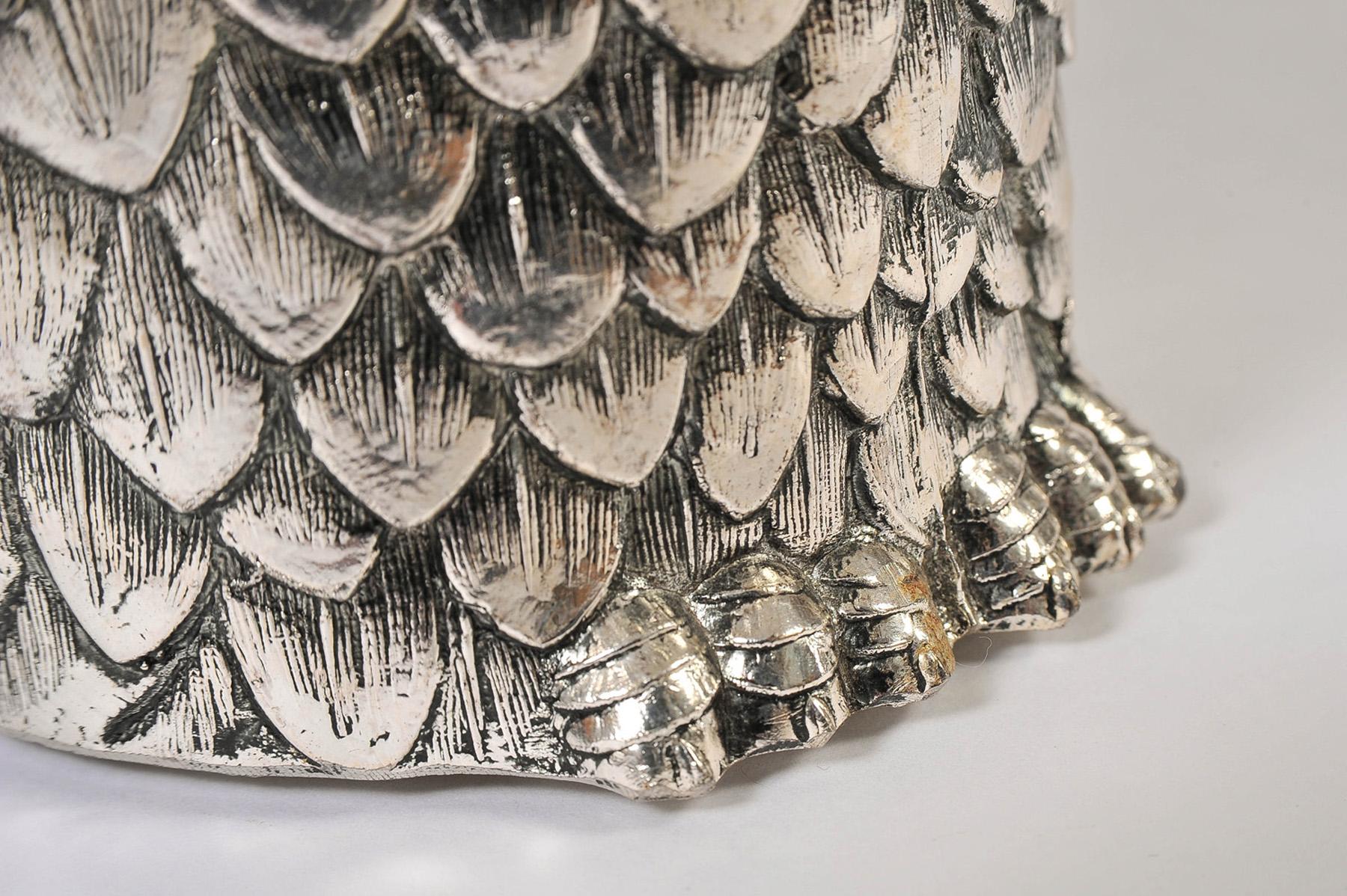 Italian 1970s Owl Ice Bucket by Mauro Manetti In Good Condition For Sale In London, GB
