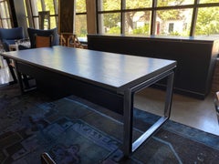 Italian 1970s Tecno / Borsani Desk, with Rolling under Cabinet and Credenza