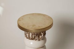 Italian 1970's Unique Vintage Pottery Martini Table