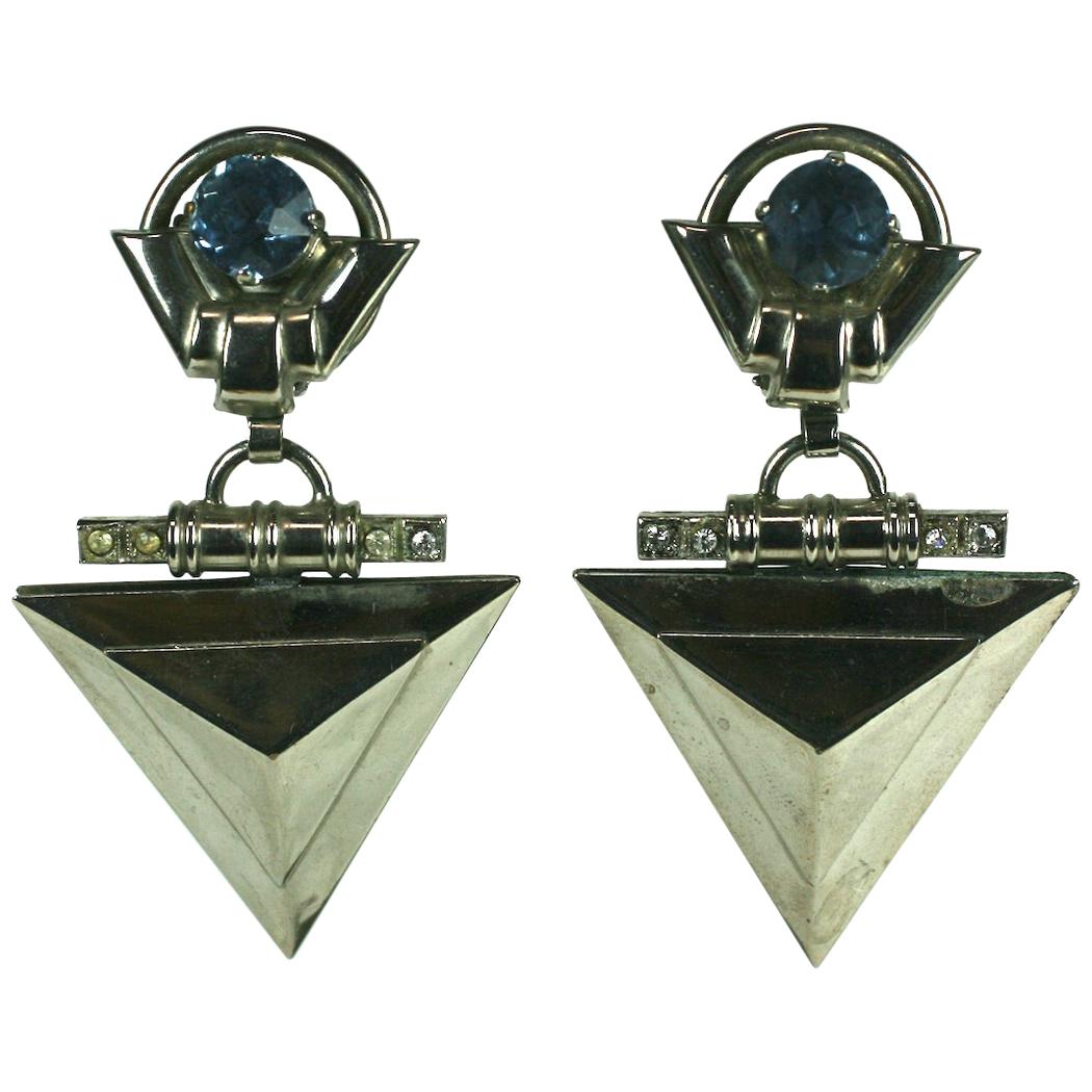 Italian 1980's Modernist Earrings