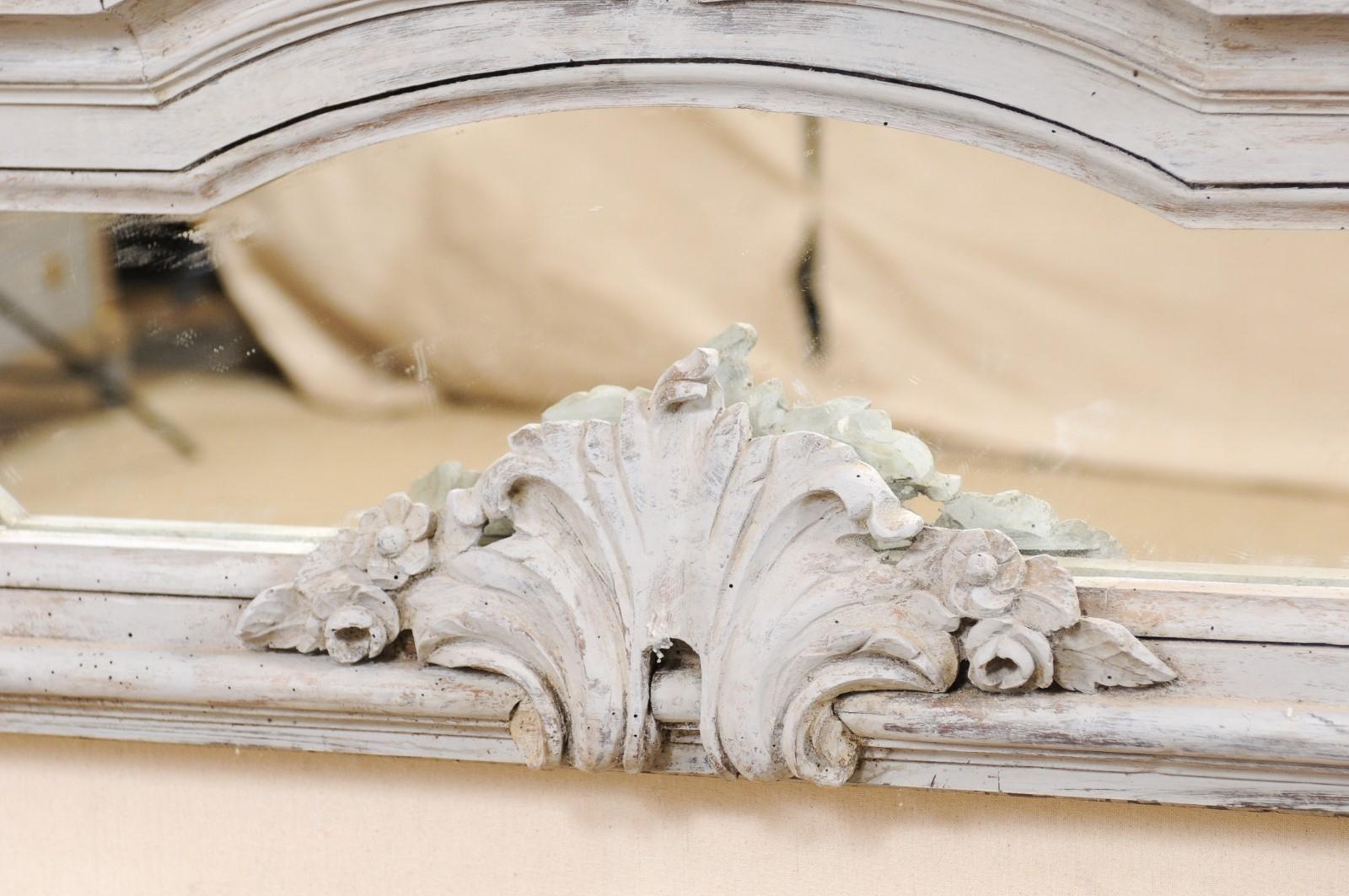 Italian Architectural Panel with Mirror Back, Great for a Small Headboard 5