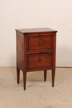 Italian 19th C. Side Chest Designed in Clean Lines w/Accent Inlay Trim