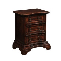 Italian 19th C. Three Drawer Side Chest