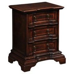 Italian 19th C. Three Drawer Side Chest