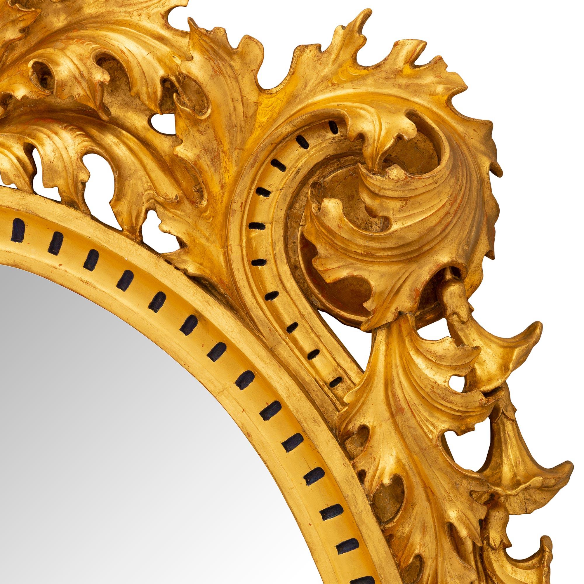 Miroir de style baroque italien du 19ème siècle, Aux Dragons en vente 1