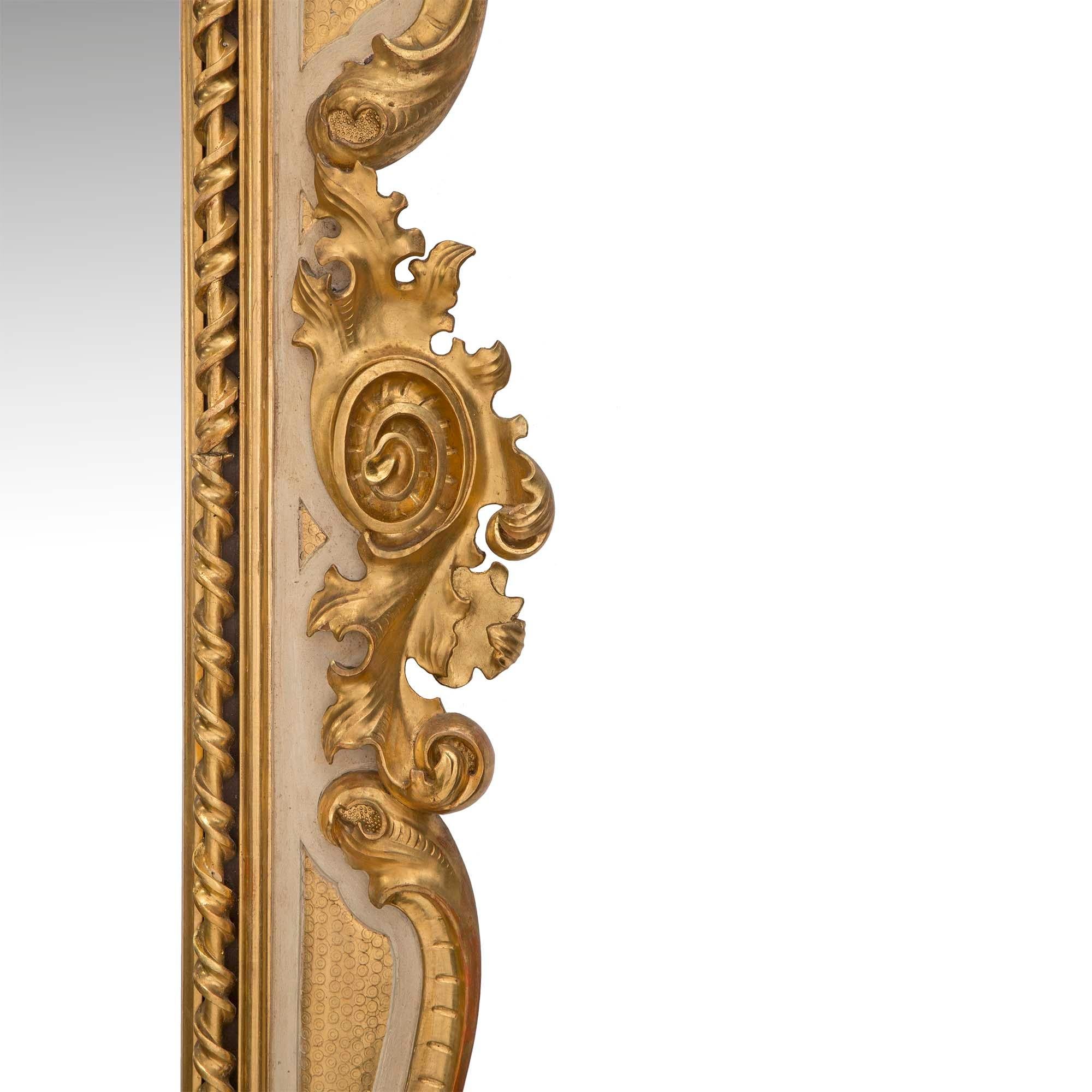 Italian 19th Century Baroque St. Mirror with Planter 5