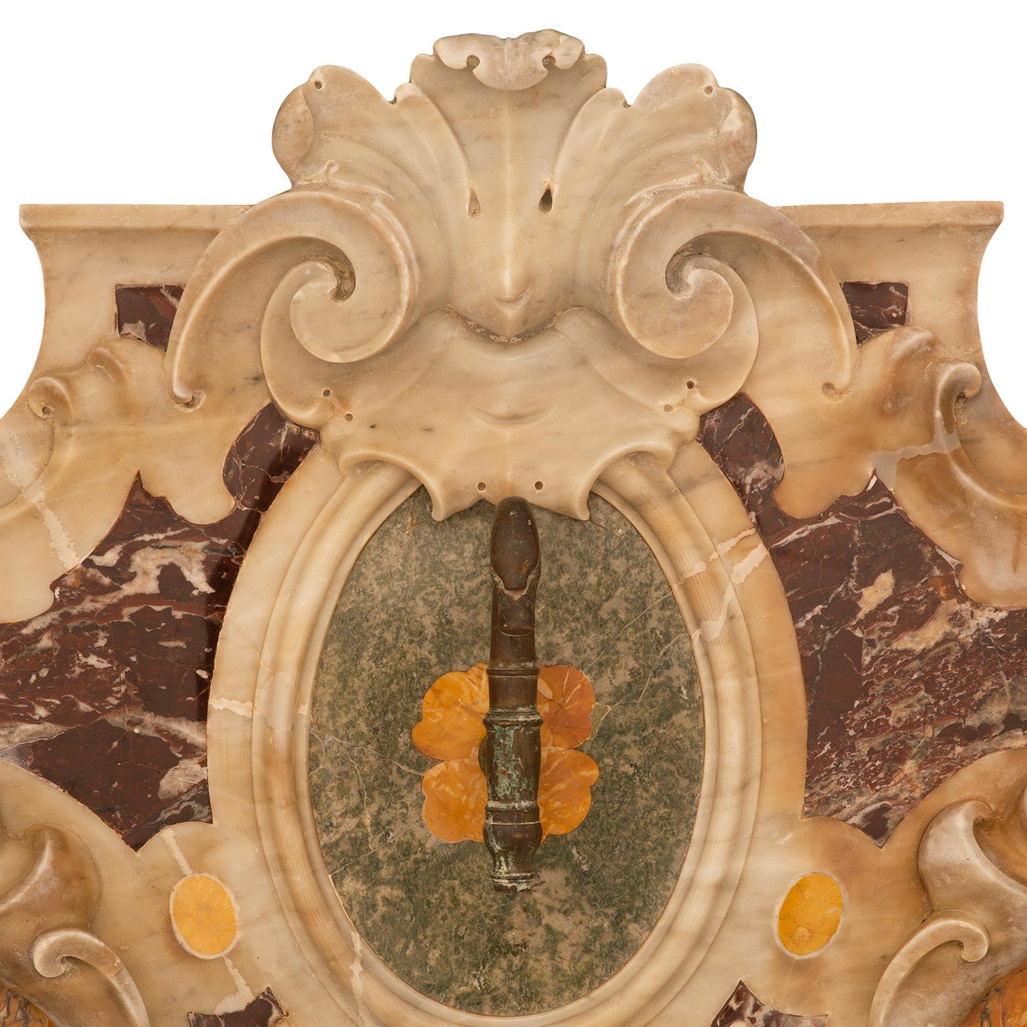 Fuente/bañera de mármol barroca italiana del siglo XIX en Bueno estado para la venta en West Palm Beach, FL