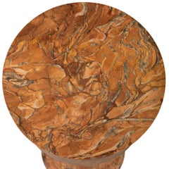 Italian 19th Century Breccia Nuvolata Rosa Marble Pedestal