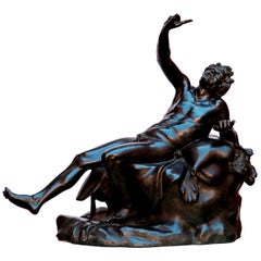 Bronze italien du 19ème siècle représentant Bacchus signé Chiurazzi