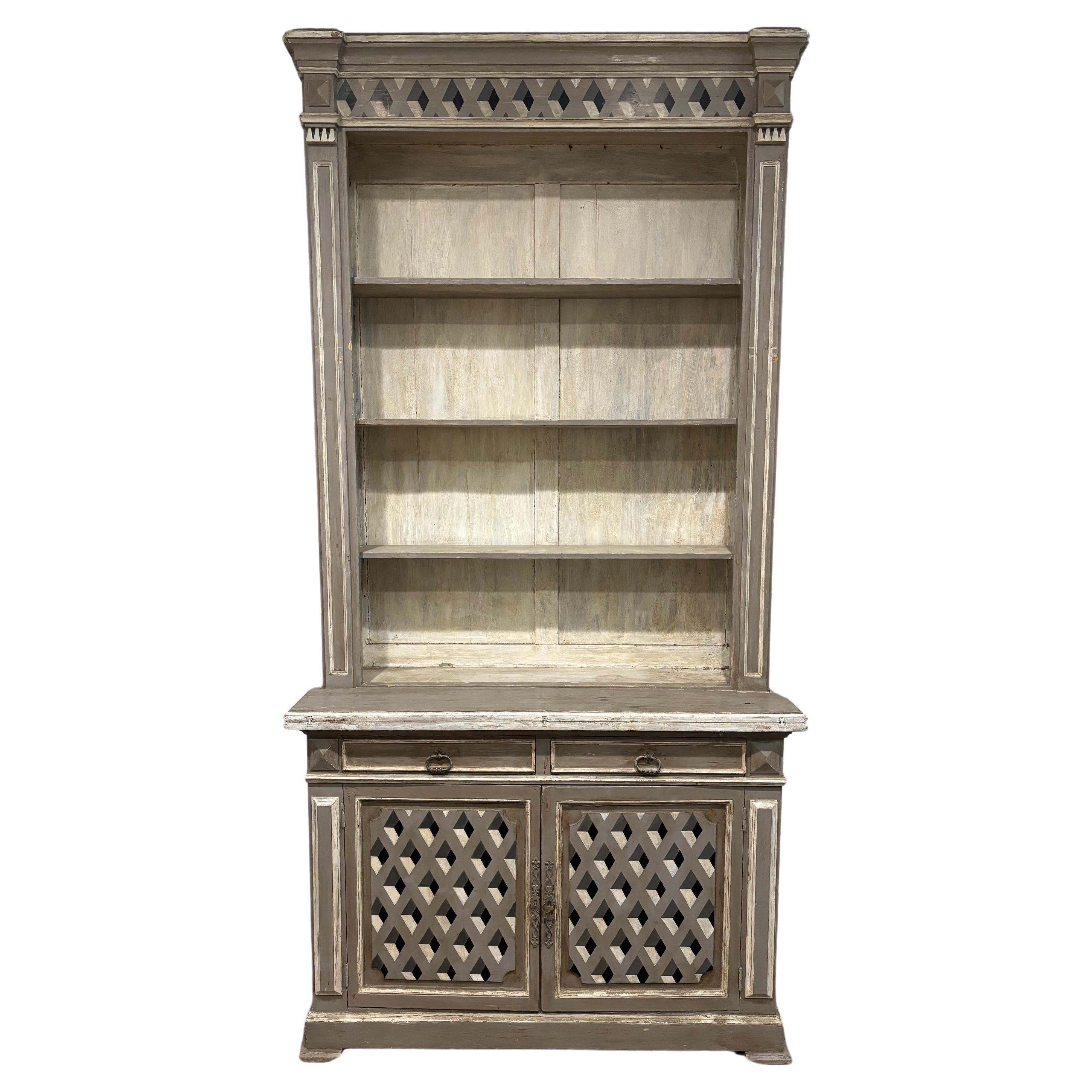 Armoire italienne du 19ème siècle en 2 parties