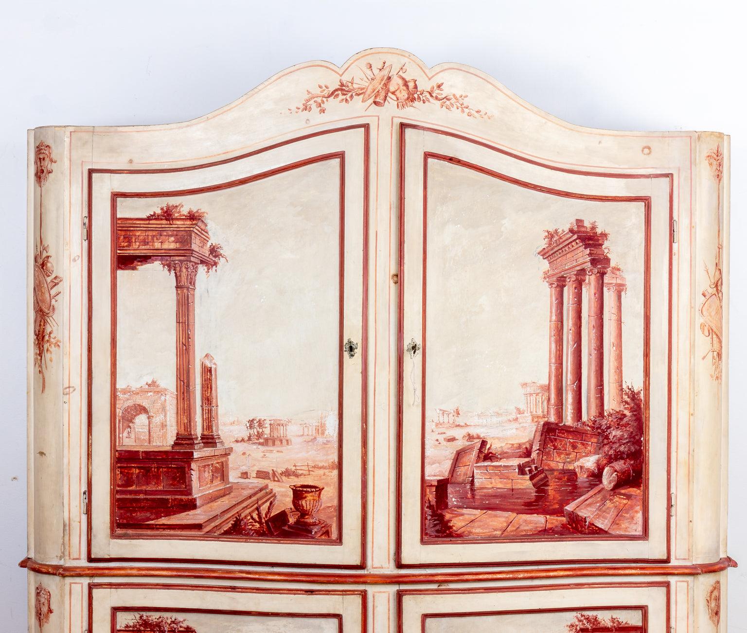 Rococo Italian 19th Century Cabinet For Sale