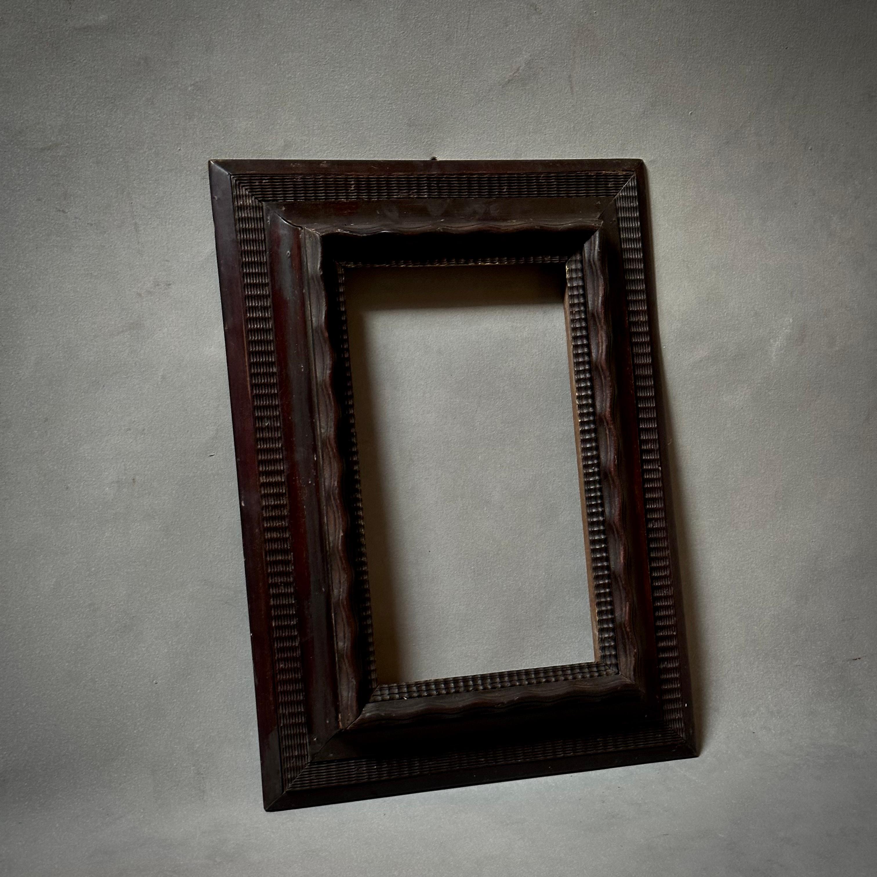Late 19th Century Italian 19th Century Carved Wood Frame
