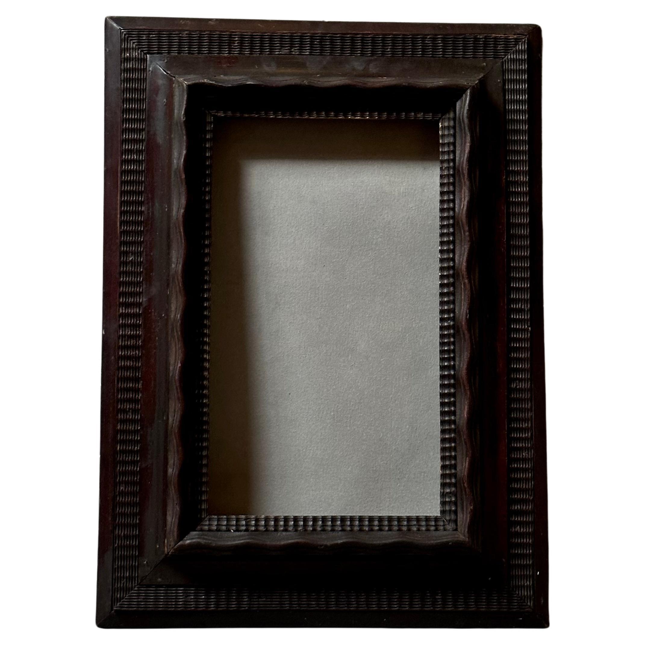 Italian 19th Century Carved Wood Frame For Sale
