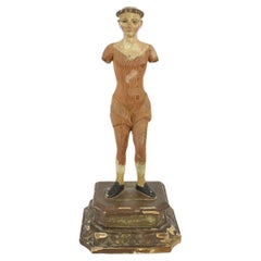 Italian 19th Century Carved Wooden Saint Figure