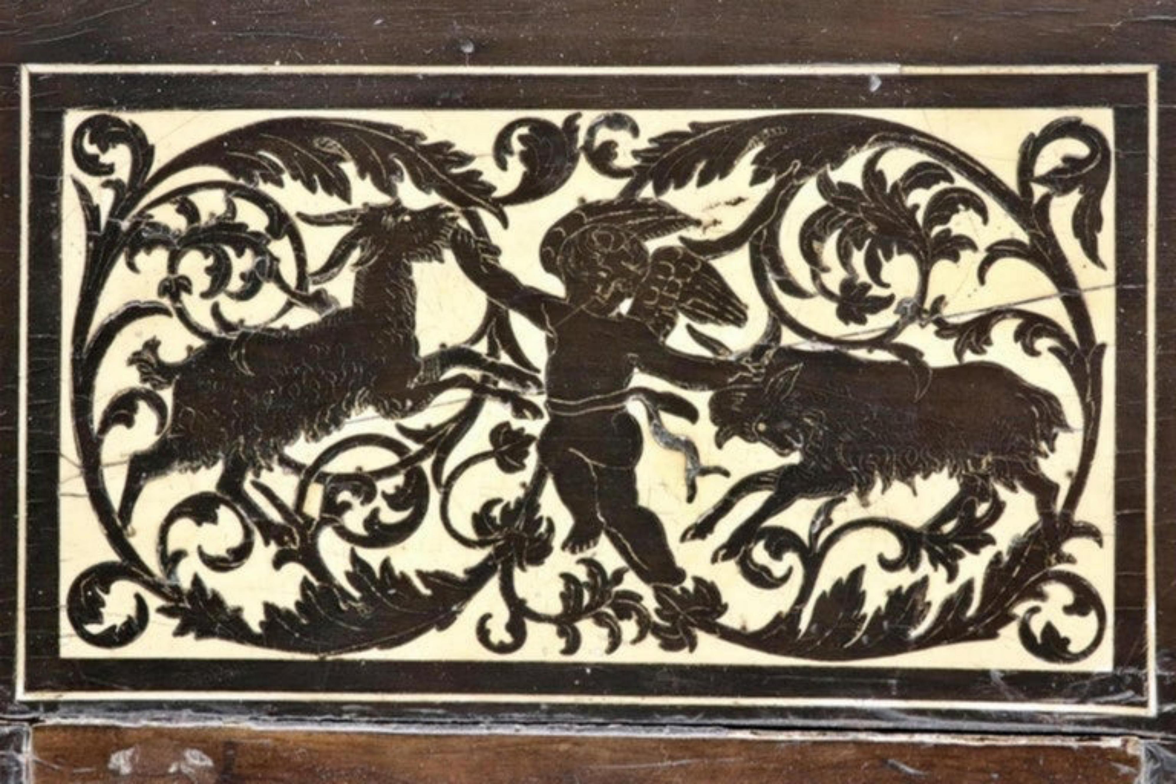 Baroque Italian 19th Century Chest For Sale
