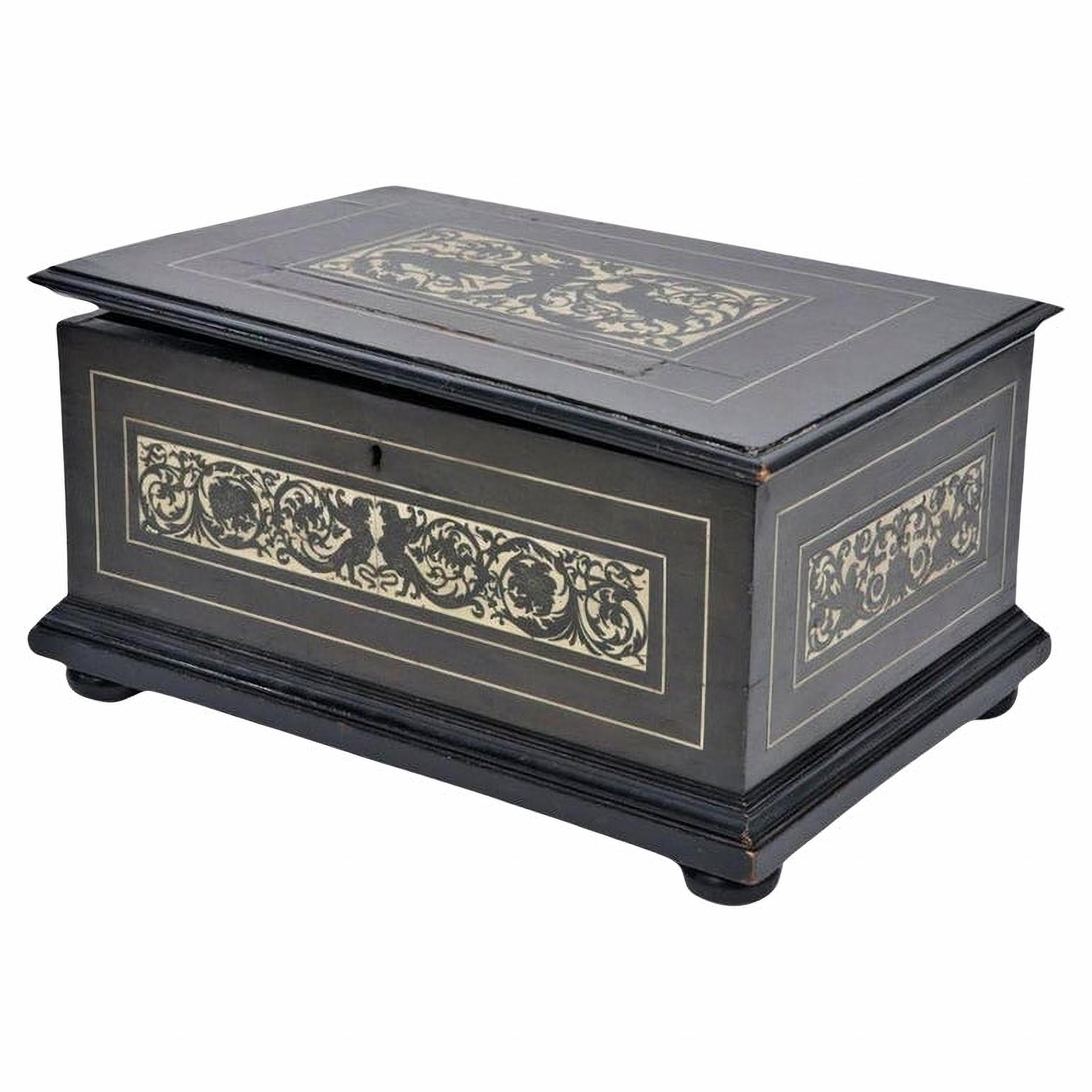 Wood Italian 19th Century Chest For Sale