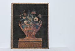 Italian 19th Century Empire Style Oil Painting on Canvas