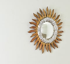 Italian 19th Century Gilt Starburst Mirror