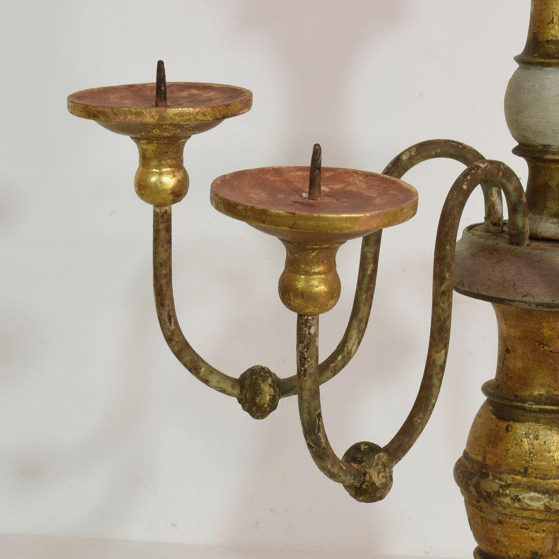 Italian 19th Century Giltwood Candleholder 5