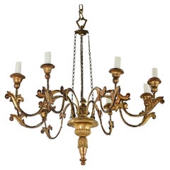 Italian 19th Century Giltwood Chandelier