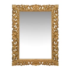 Italian 19th Century Giltwood Mirror From Florence