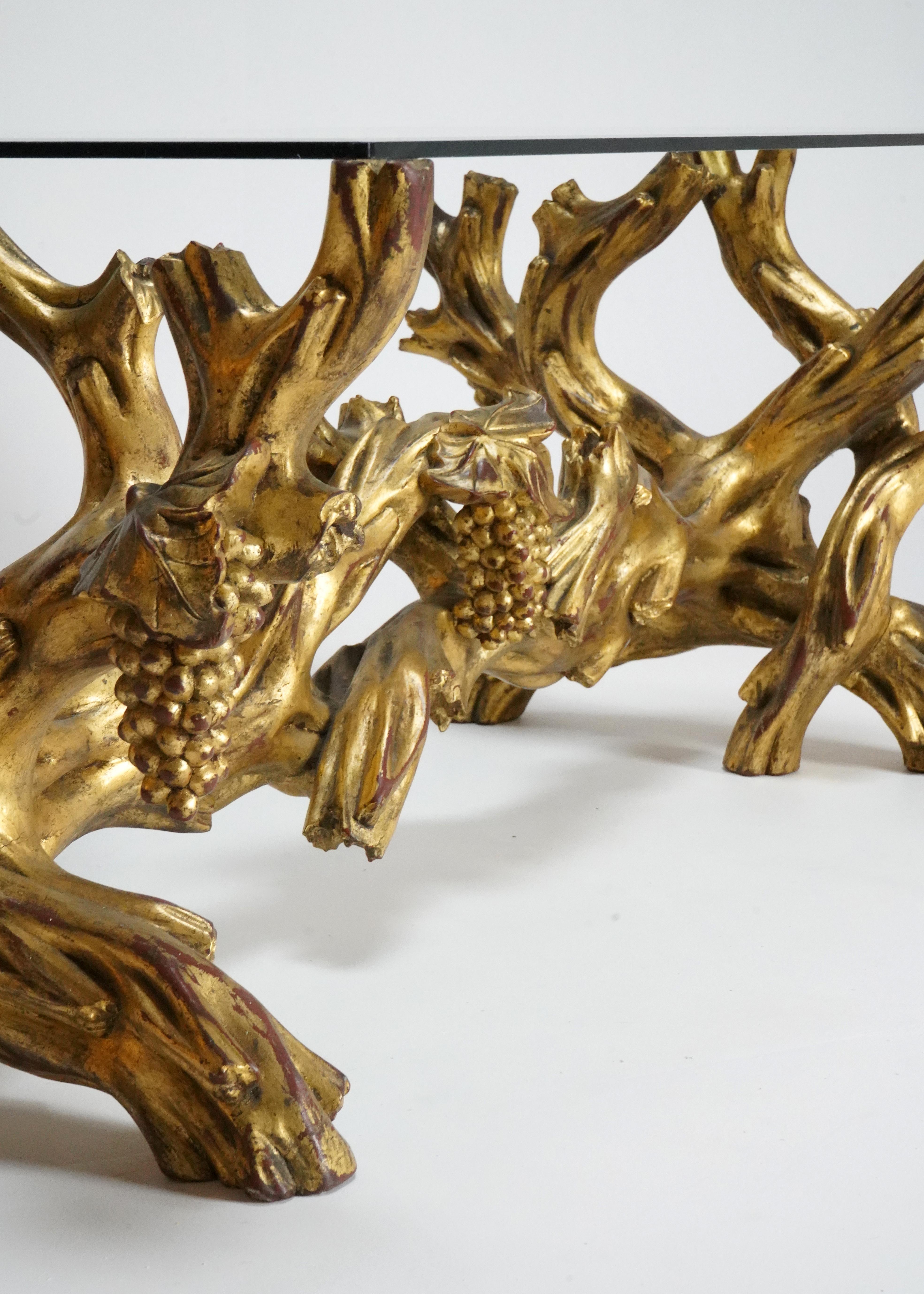 gold sequoia coffee table