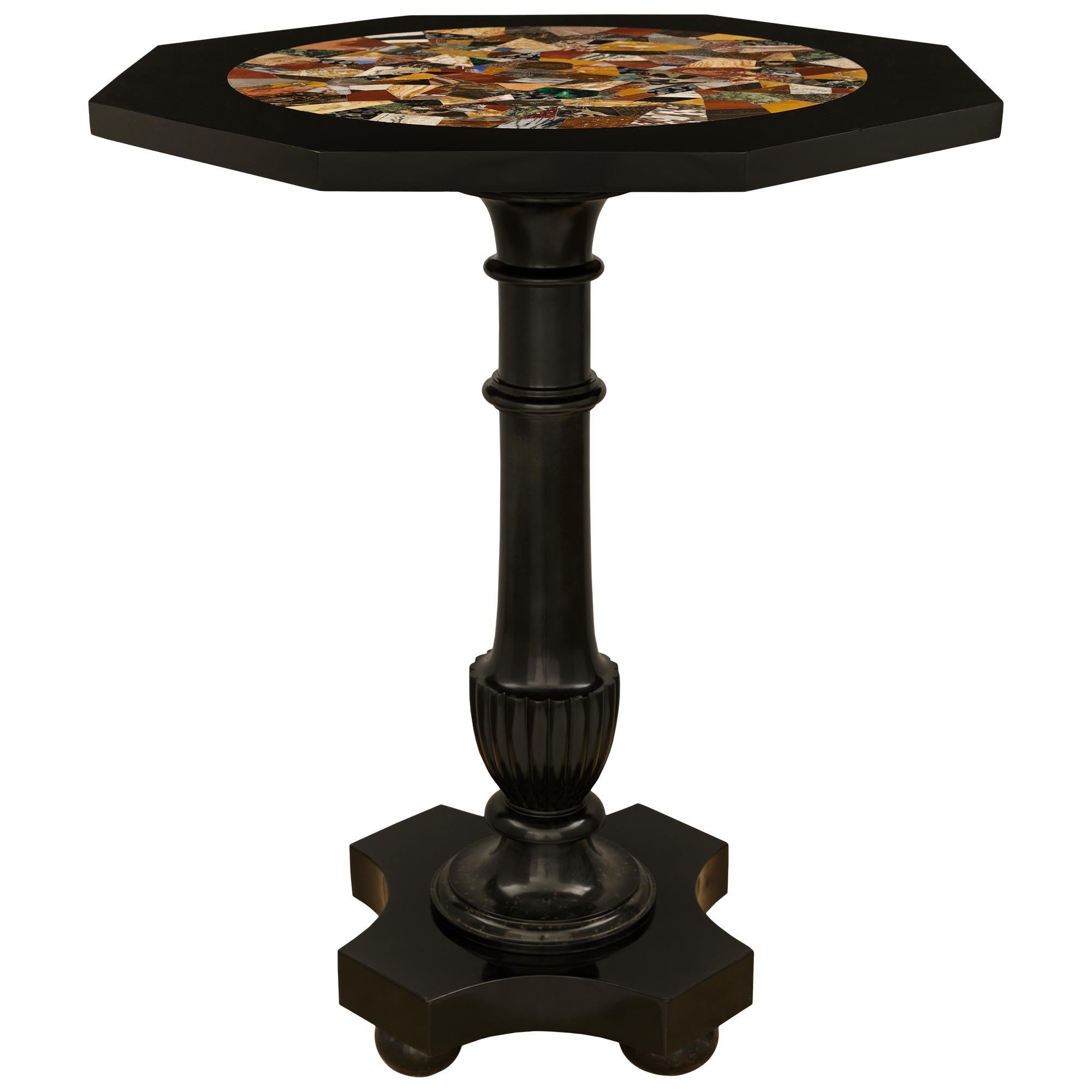 Italian 19th century Grand Tour Period Specimen marble side table