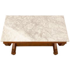 Italian 19th Century Louis Philippe Period Walnut Console