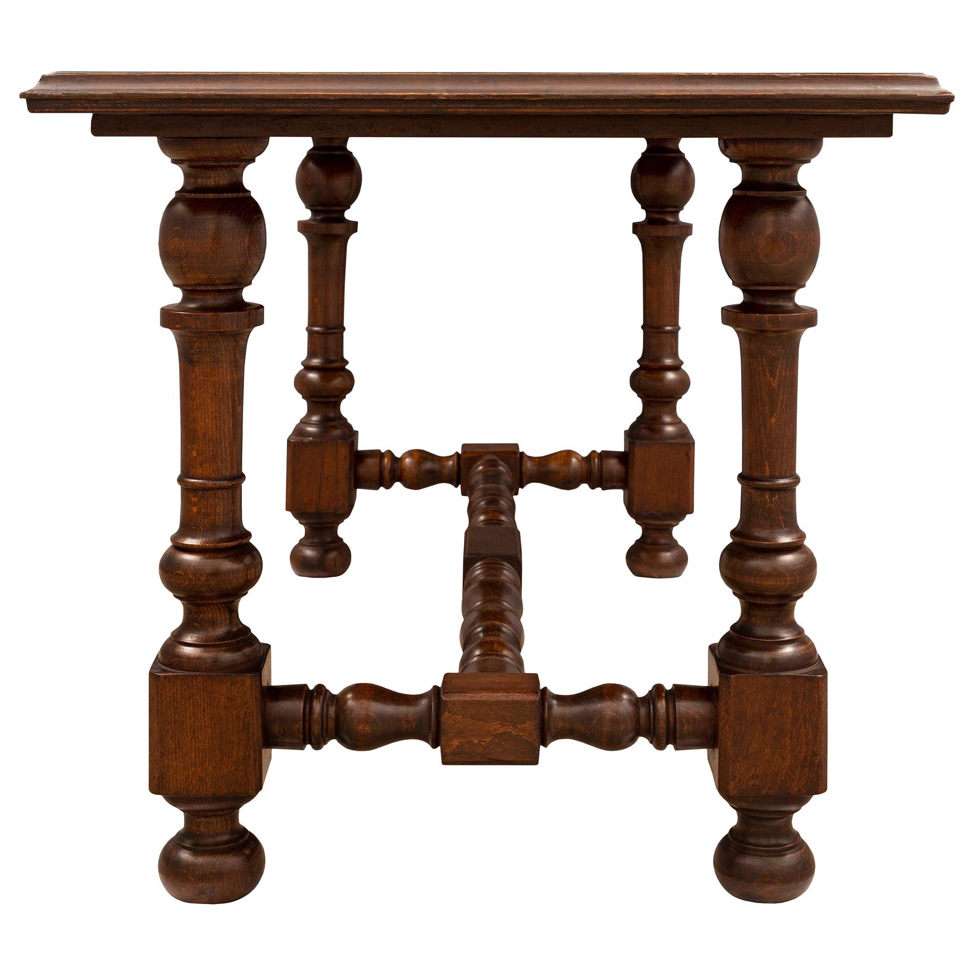 XIXe siècle Table basse italienne Louis XIV du 19ème siècle St. Scagliola en vente
