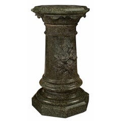 Italian 19th Century Louis XVI St. Marble Pedestal Column